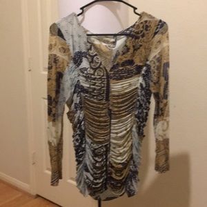 Women’s ruched print blouse by ETRO Spartica Itali